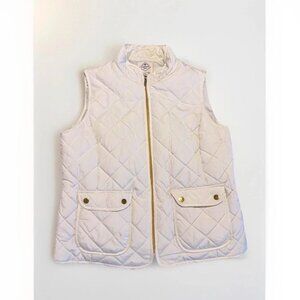 St. John's Bay Women's White and Cream Gilet sz XL